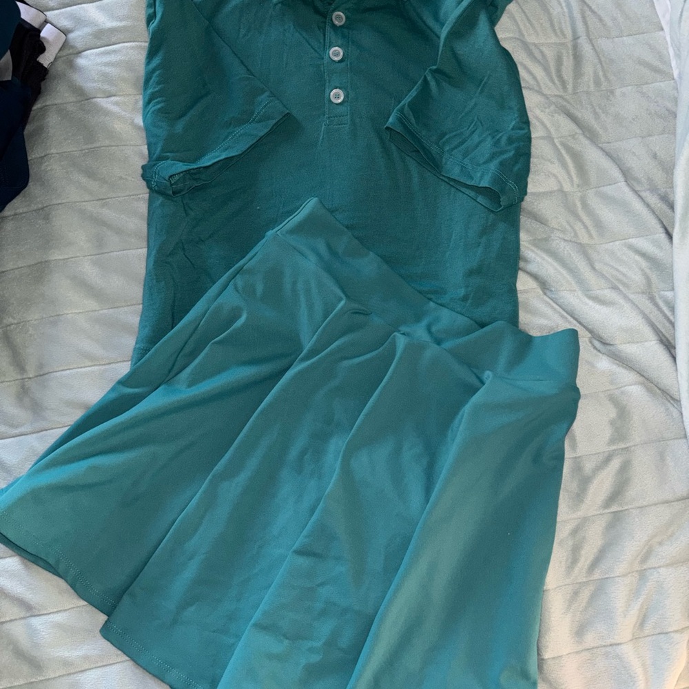 Fabletics Teal Women's Pantsuit